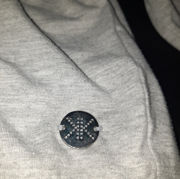 Kardashian kollection grey zip sweater - Picture 4 of 7